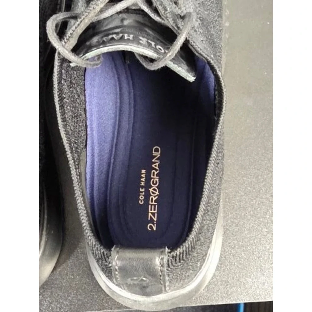 Cole Haan 2.ZERØGRAND Laser Stitchlite Wingtip Oxford Mens 10M Black Knit Foam - Picture 8 of 9